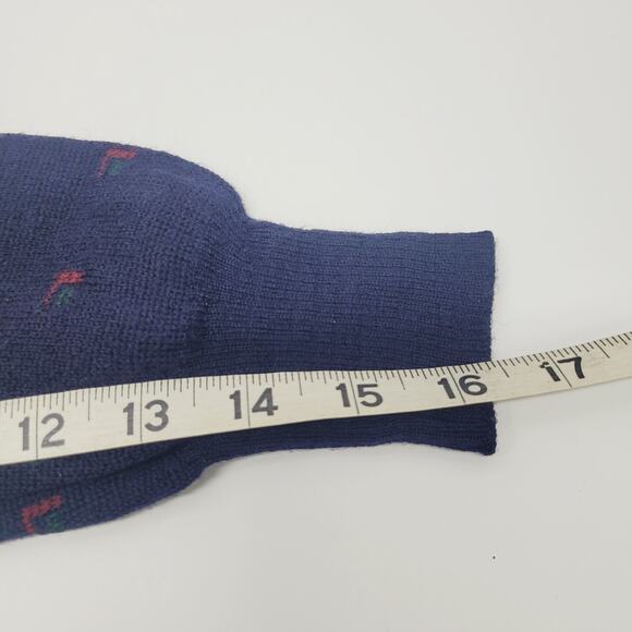 Vintage Tricots St Raphael Sweater Mens XS/Small Navy Knit 100% Pure New Wool - Picture 8 of 9